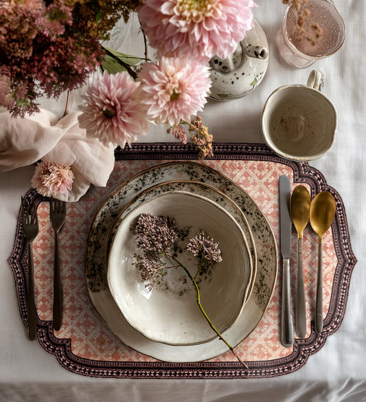 Jaipur Flower cutout placemat Beija Flor