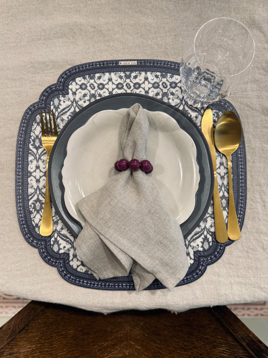 Bohemian Garden Winter placemat