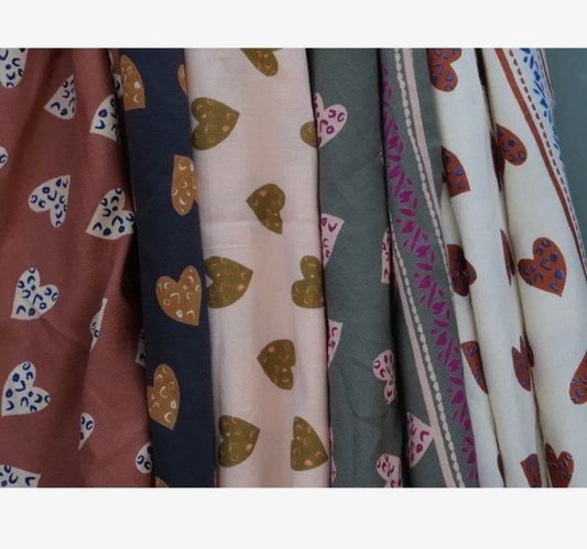 Bonheur du Jour Sjaal –Wild hart – Antraciet