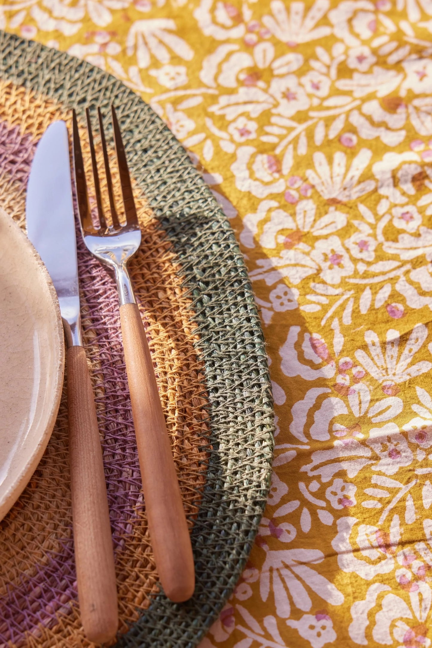 Bonheur du Jour Tafelkleed – Iris Olive