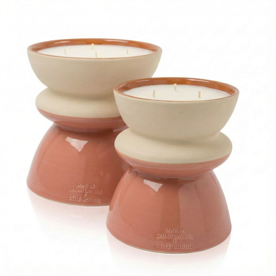 Côte Bougie geurkaars – Tamtam – L – Rose Poudre