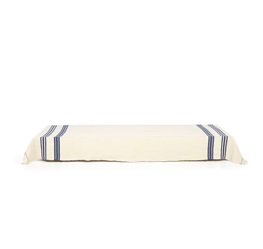 Libeco linnen tafelkleed The Indigo Stripe