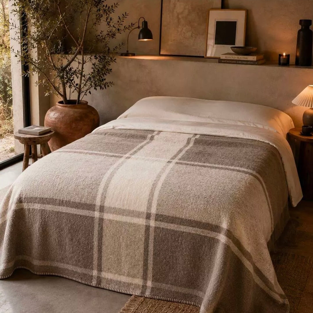 Haomy Hygge – Plaid – Ivoire