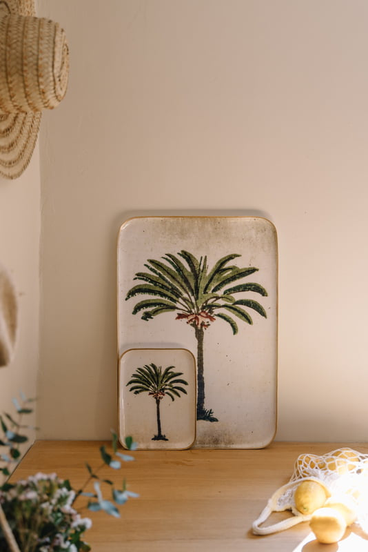 Plateau Reception Palmier