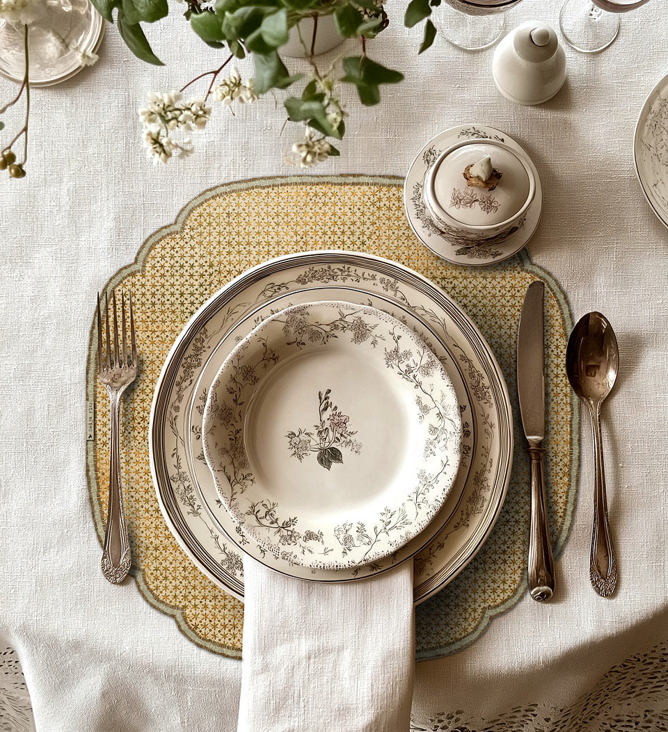 Placemat Gold Star