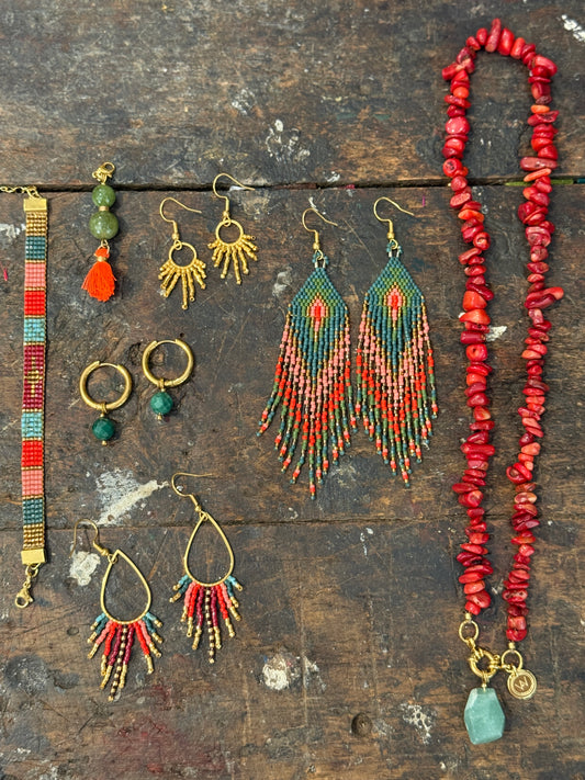 Coral necklace Wanted by DaS