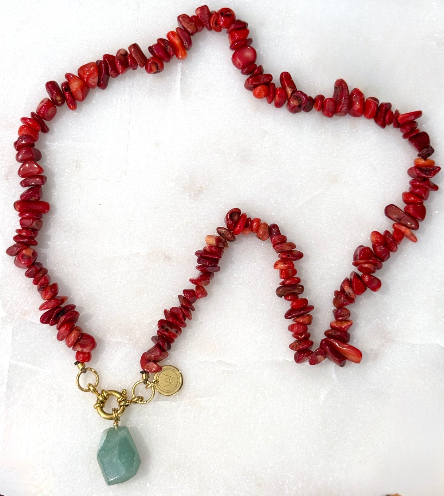 Coral necklace Wanted by DaS