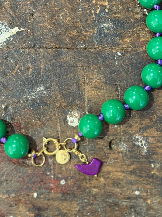 Bubble Neckalace Wanted by DaS Green Purple