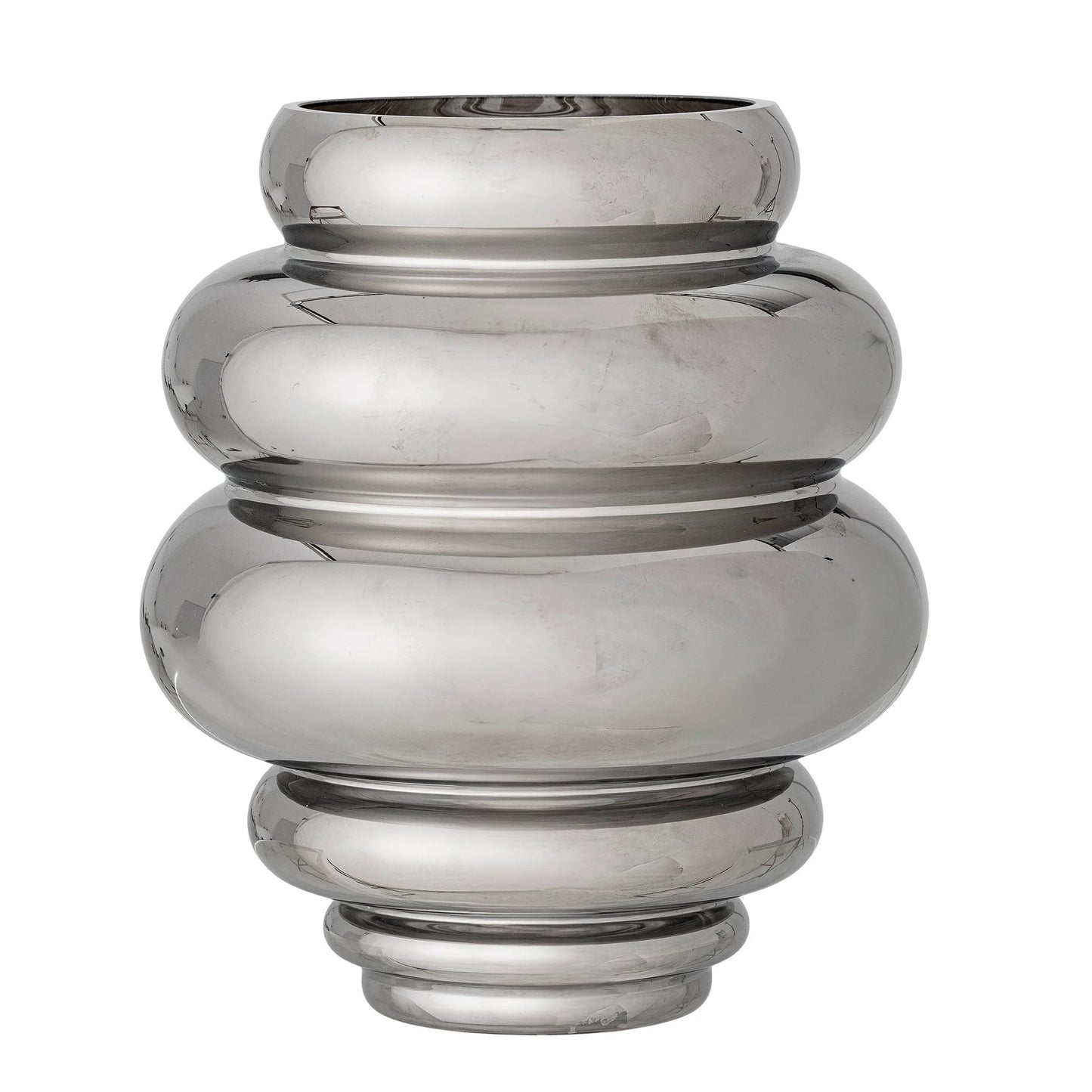 Bloomingville Zorya vaas zilver glas