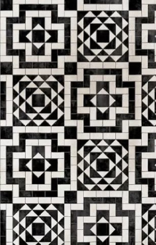 Vinyl vloerkleed Geomatric tile