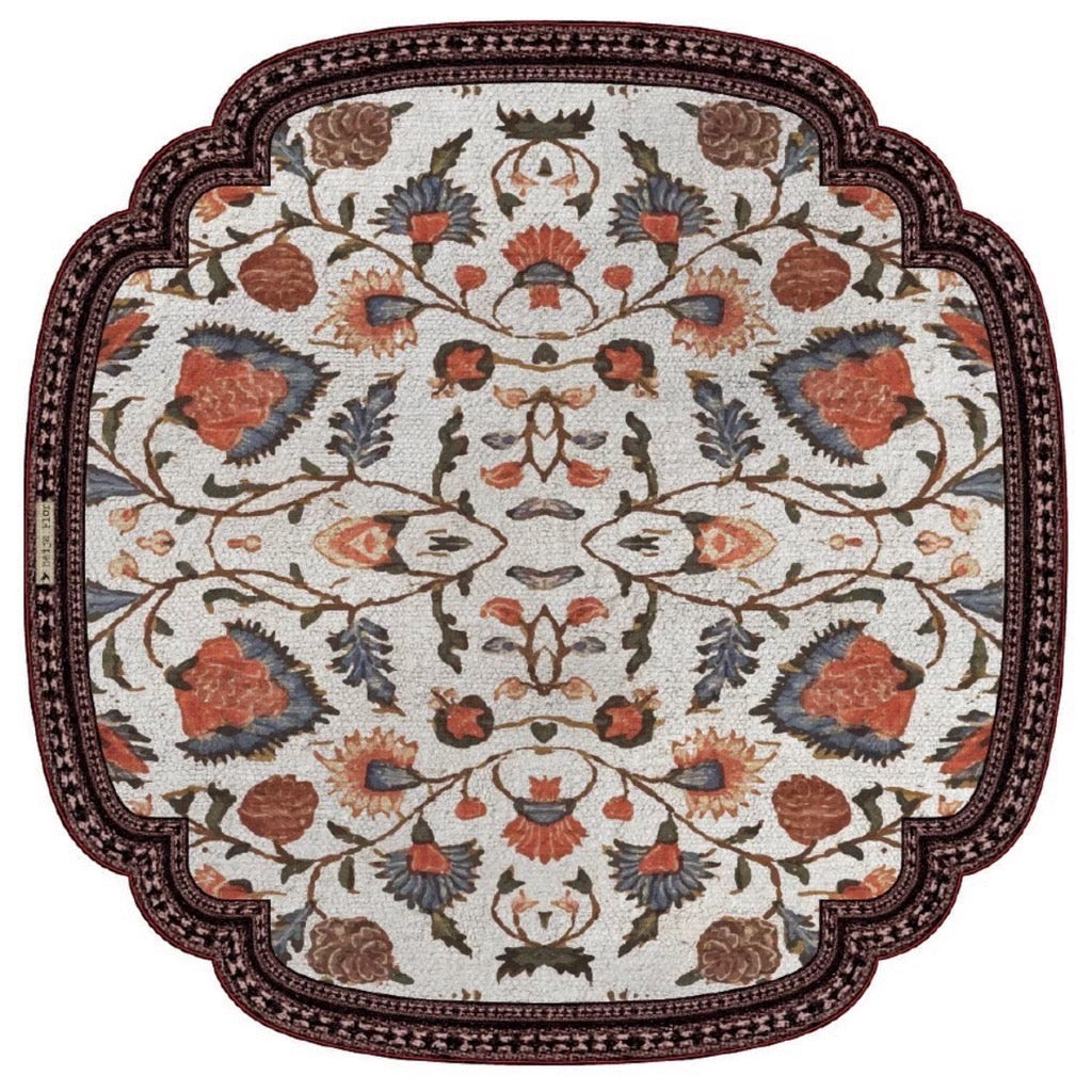 Placemat Bohemian Garden White