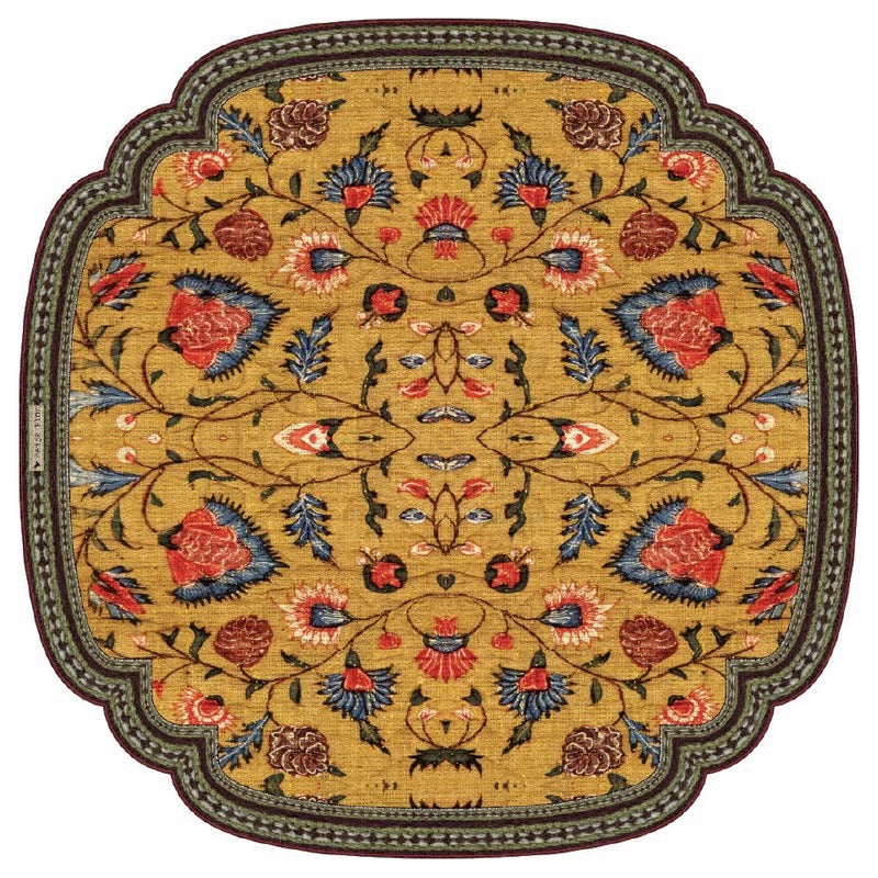 Placemat Bohemian Garden Gold