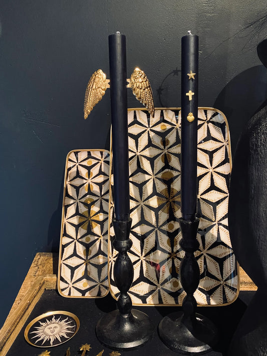 Boncoeurs Angel wings kaars speld