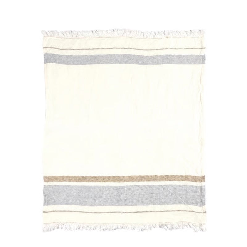 The Belgian towel Oyster stripe