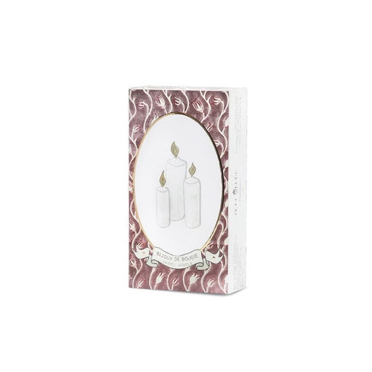 Boncoeurs Flames kaars pins set van 3