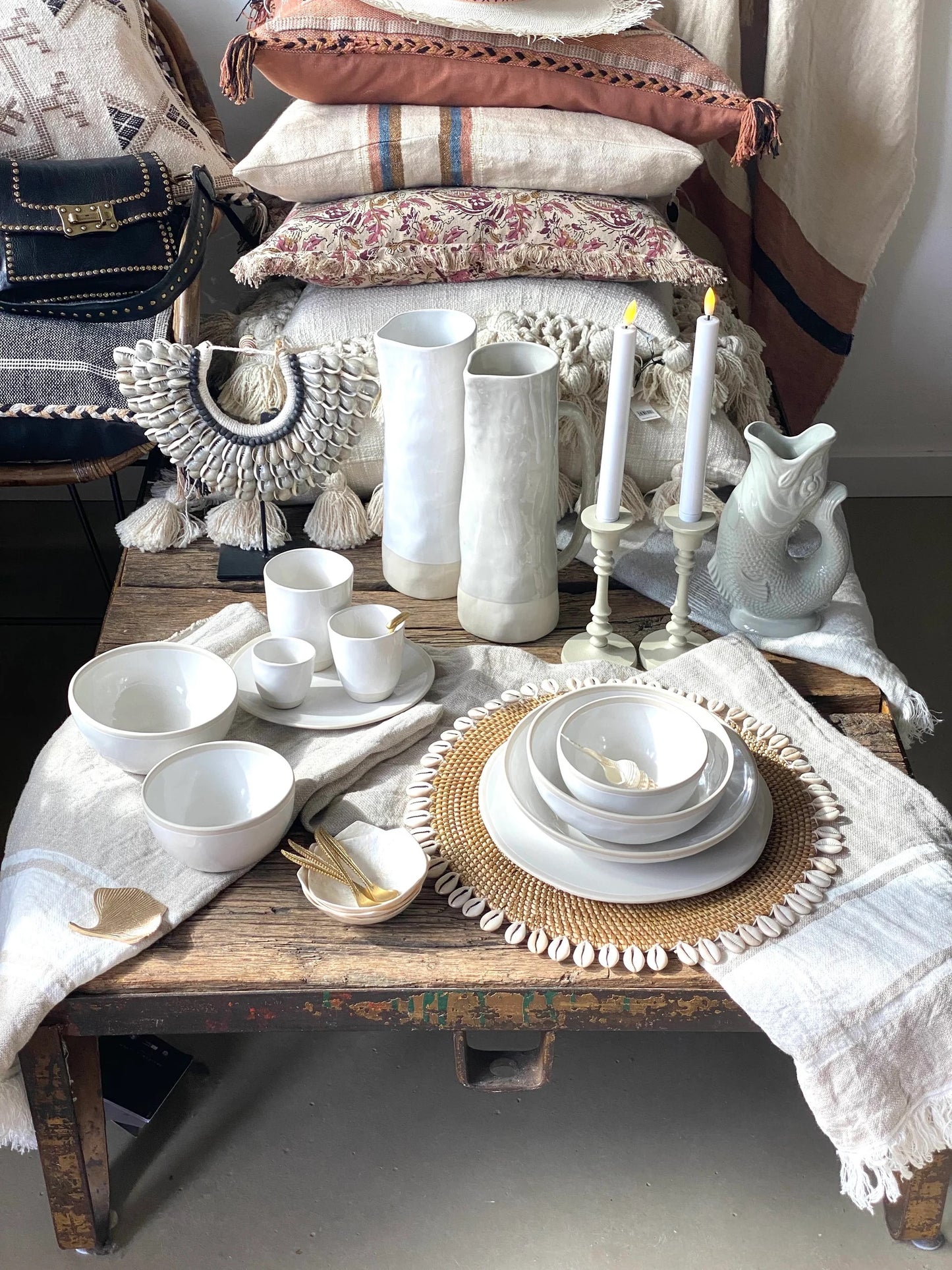 The Table large plate milk