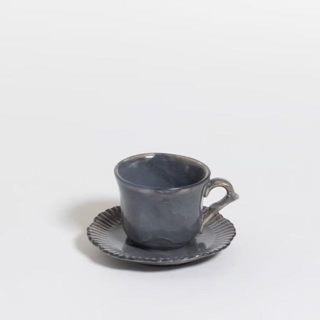 The Table espresso kop en schotel Poppy Seed