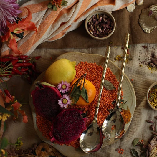 Doing Goods Bodhi Bamboo salade bestek set van 2