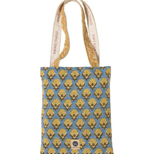 Doing Goods Blue Emma single plaid/(tafel) kleed