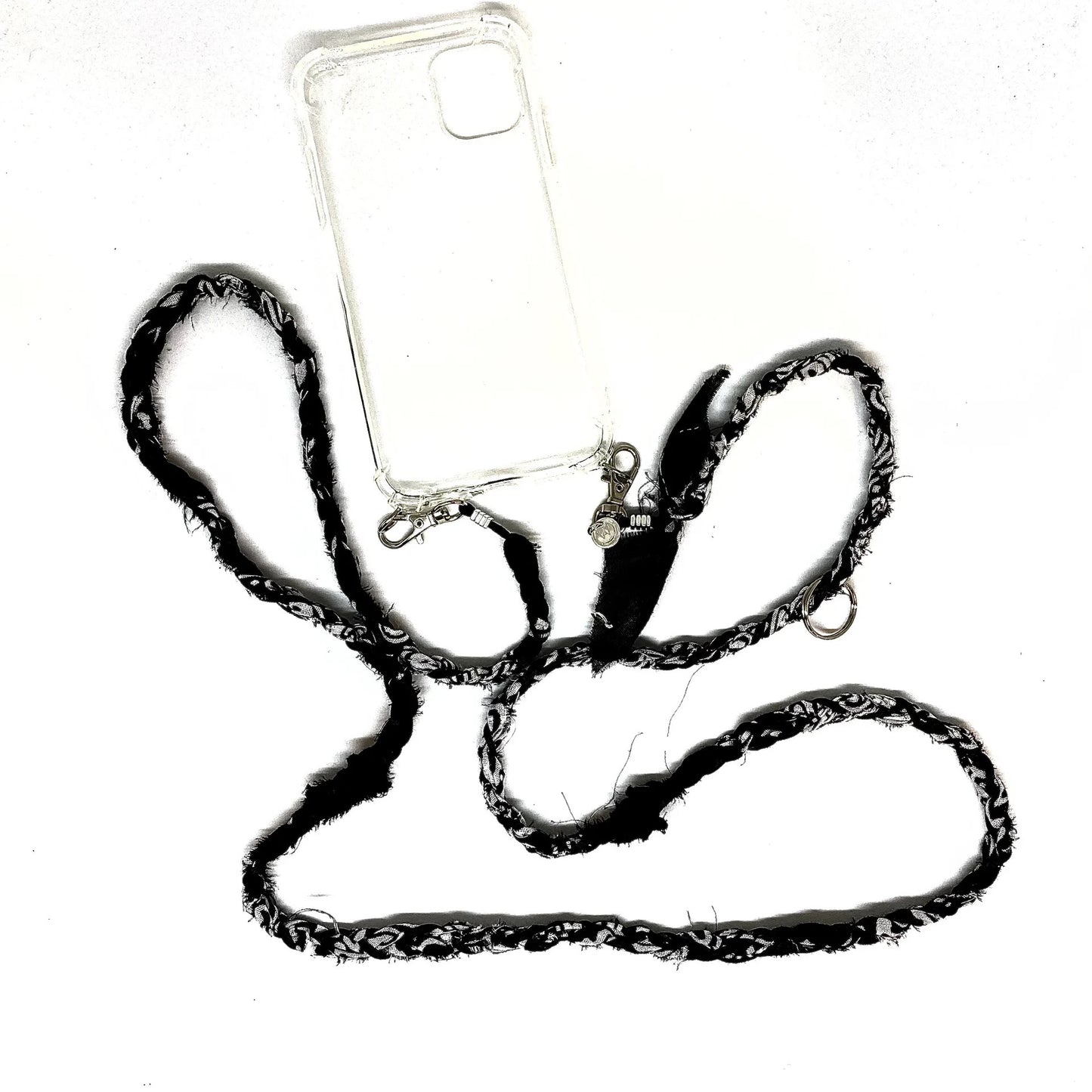 Wanted by DaS Phone cord bandana black