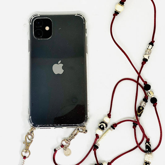 Wanted by DaS Phone cord burgundy