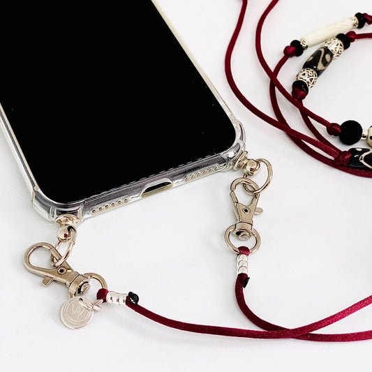 Wanted by DaS Phone cord burgundy