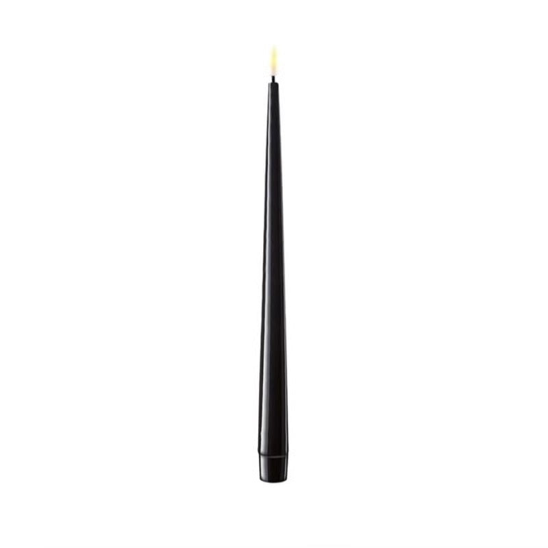 Deluxe Homeart shiny dinner 28 cm Black set van 2