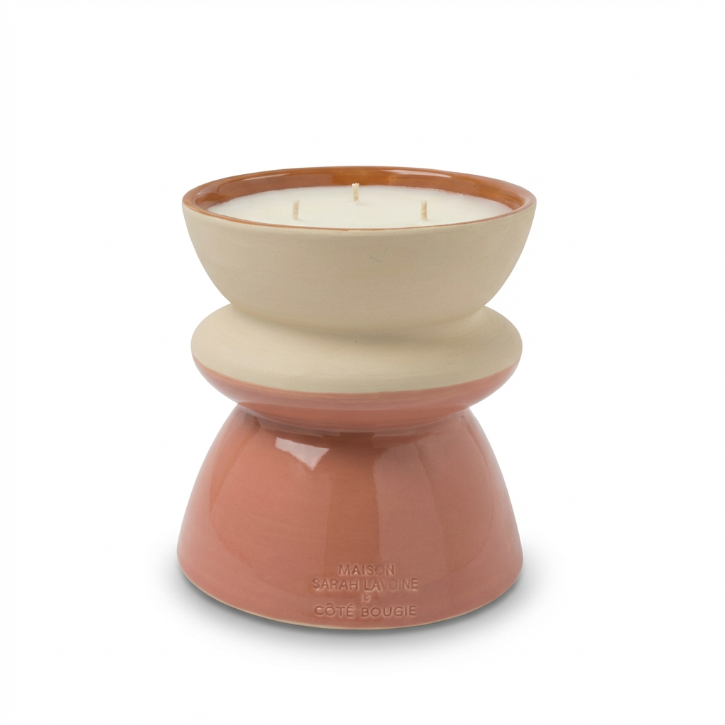 Côte Bougie geurkaars – Tamtam – M – Rose Poudre