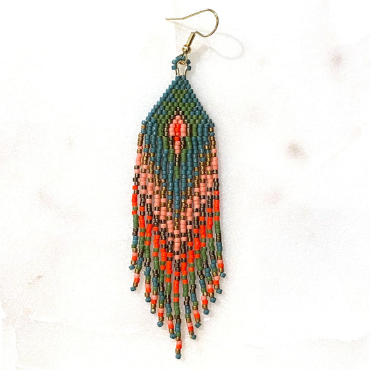 Wanted by DaS Indian summer beaded earrings KALEO L