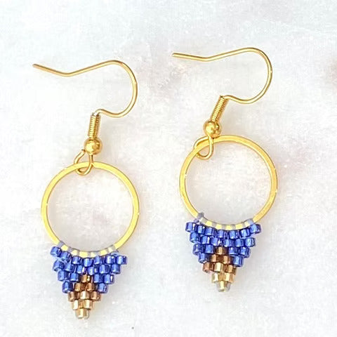 Wanted by DaS XS beaded earrings VGG