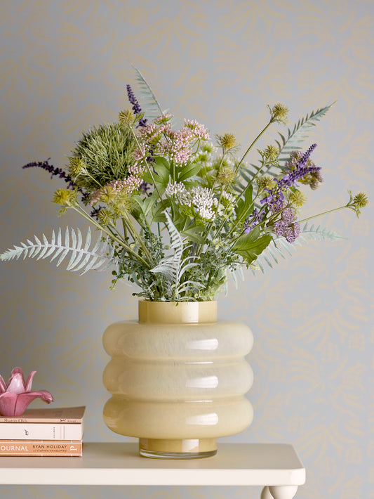 Sahara Vase, Yellow, Glass