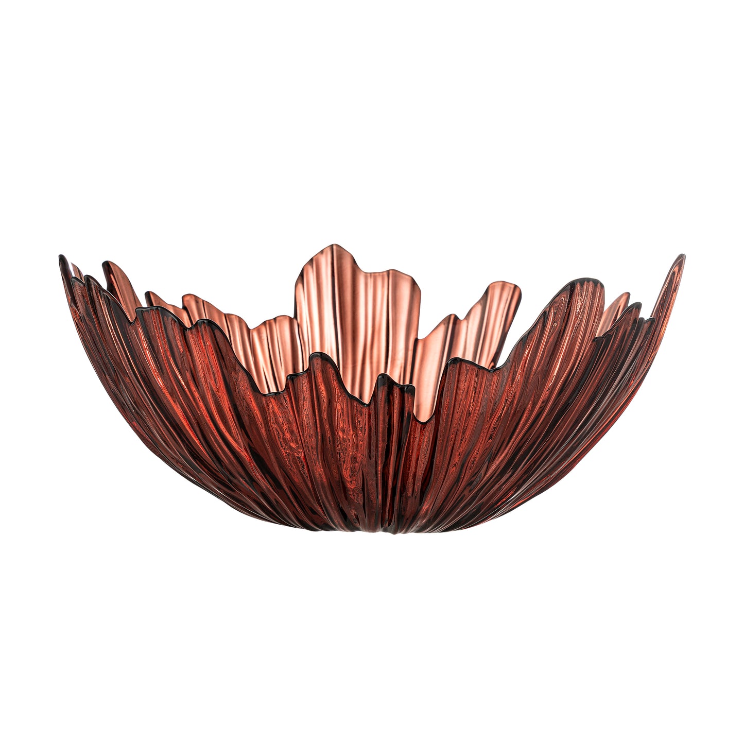Bloomingville Aila Bowl – schaal – glas – rood