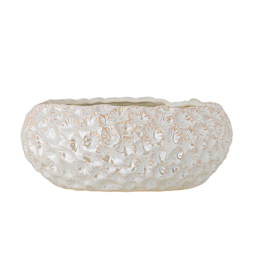 Bloomingville Lowen schaal – wit – keramiek