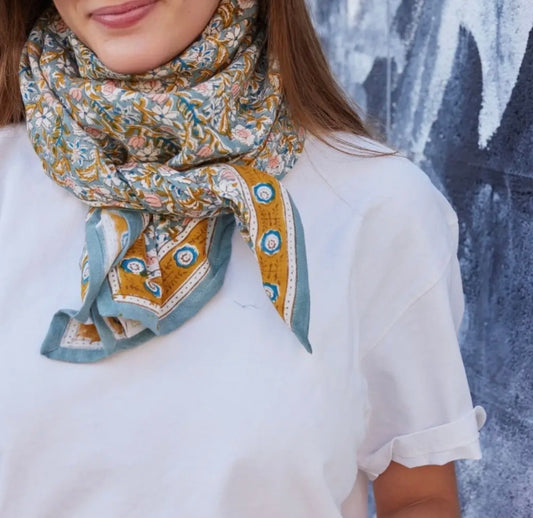 Bonheur du Jour Sjaal – Absint – Grijs groen