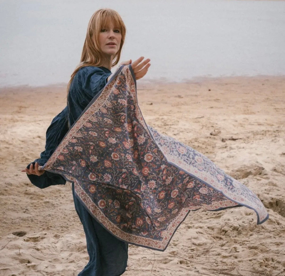 Bonheur du Jour Sjaal –Miraj – Indigo