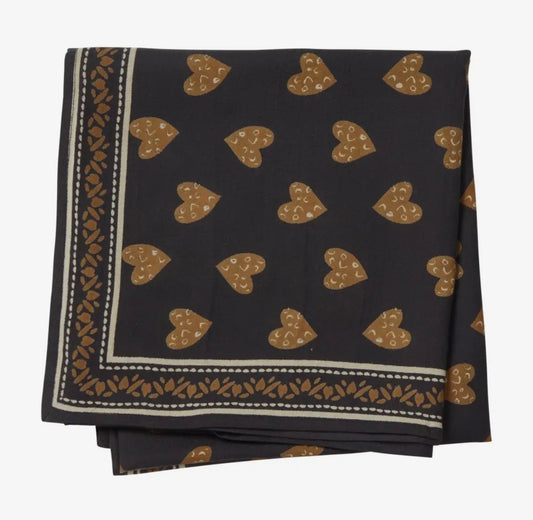 Bonheur du Jour Sjaal –Wild hart – Antraciet