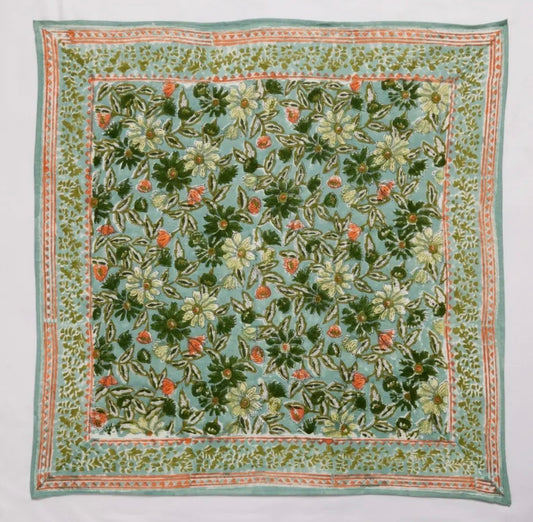 Bonheur du Jour Sjaal – Meera – Blauw groen