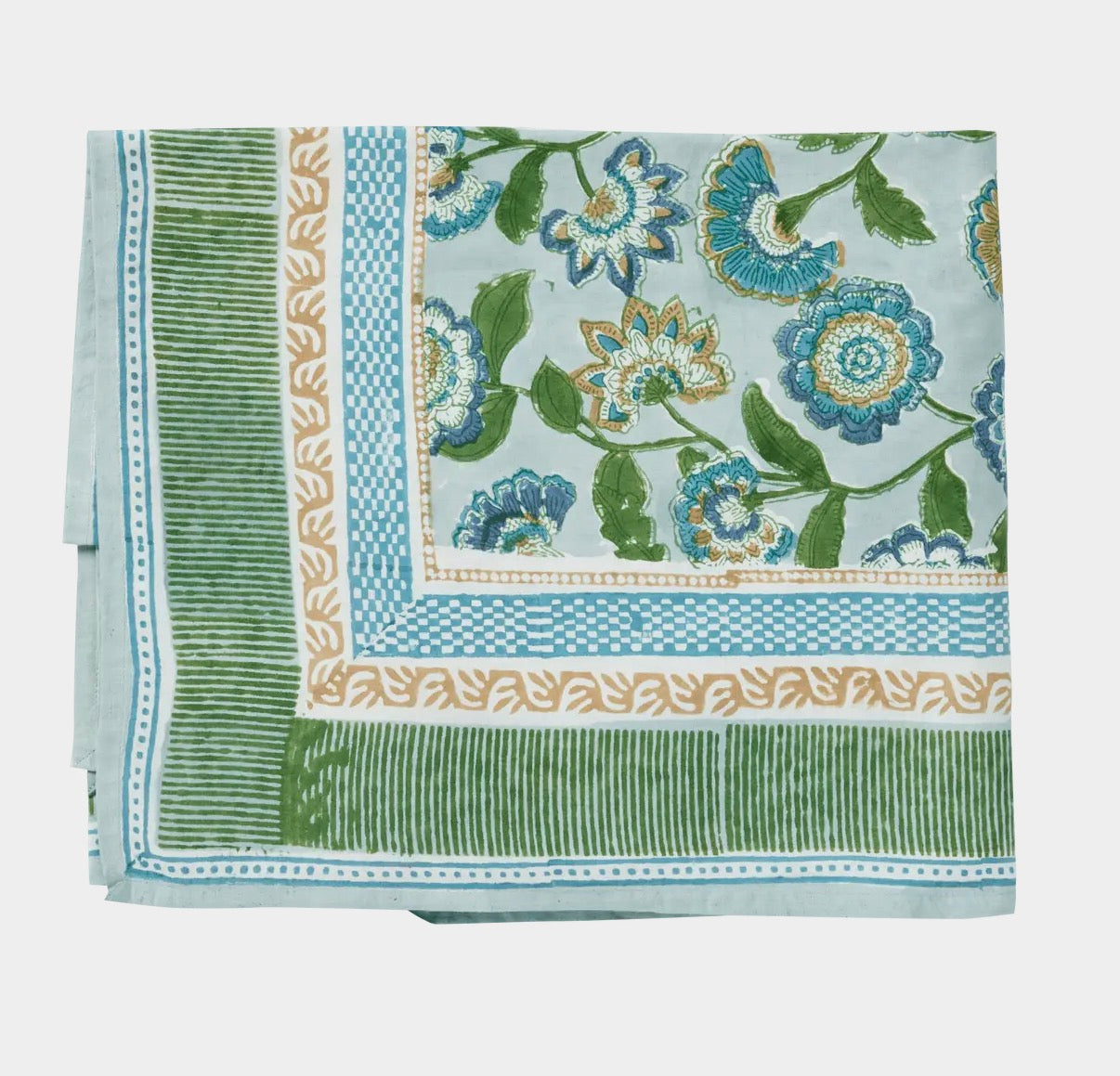 Bonheur du Jour Tafelkleed – Guapao – Blauw groen