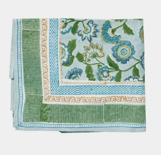 Bonheur du Jour Tafelkleed – Guapao – Blauw groen