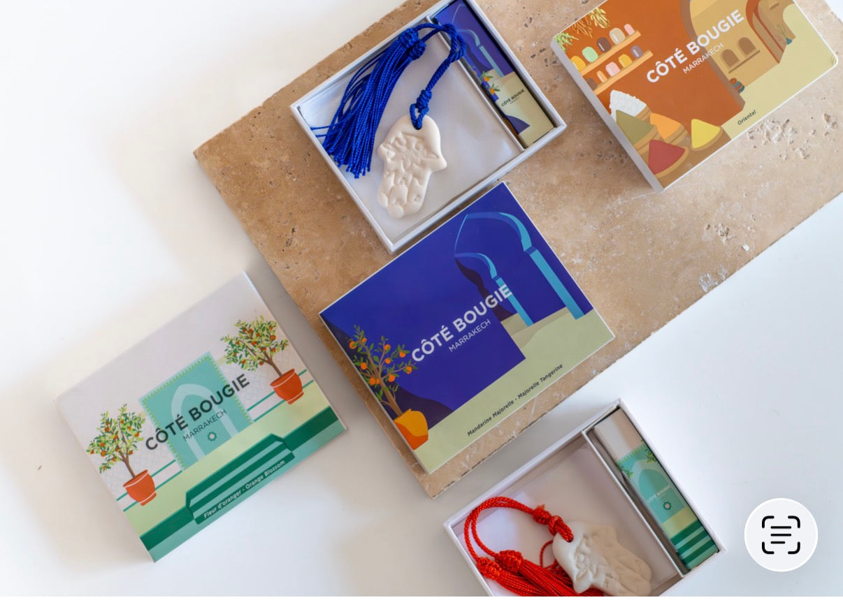 Côte Bougie Gift box – Mandarine Majorelle