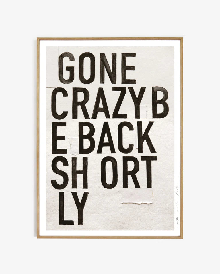 My Deer Art - Gone Crazy  – 30 x 40 cm