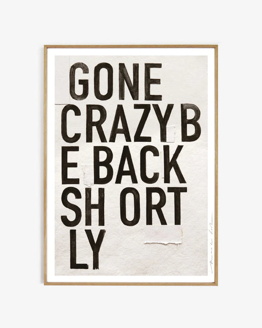 My Deer Art - Gone Crazy  – 30 x 40 cm