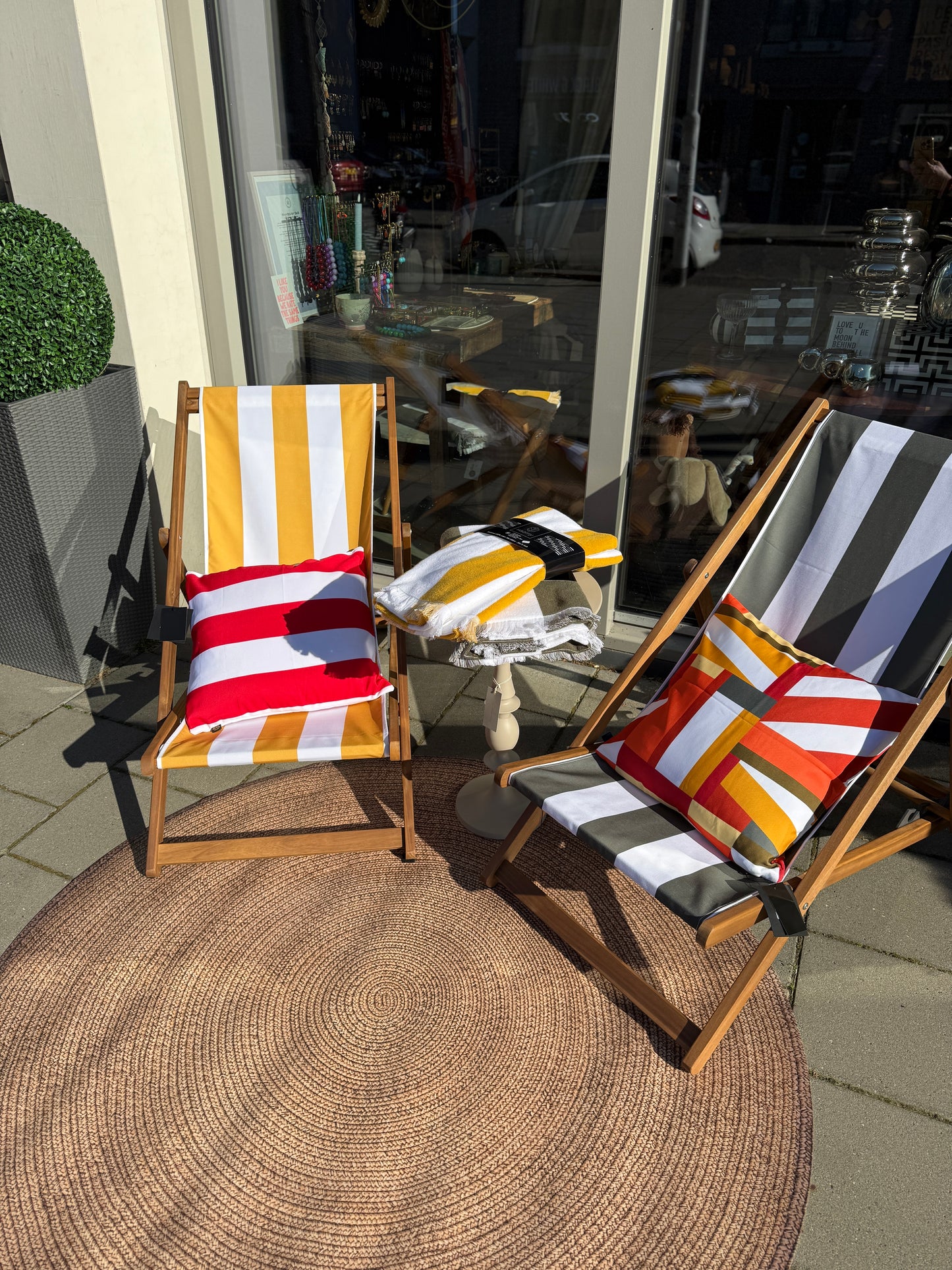 Haomy strand stoel – Riviera  – deck chair