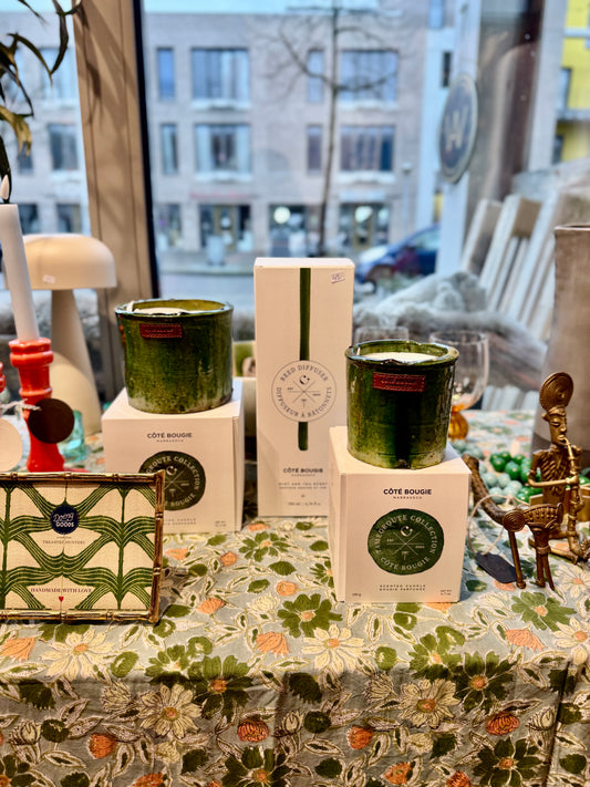 Côte Bougie geurkaars – Tamegroute Verte – S – Menthe Thé
