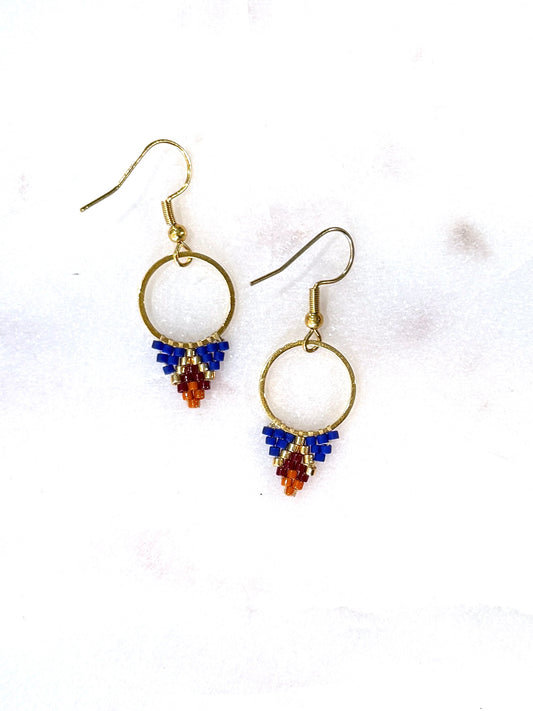Wanted by DaS XS beaded earrings BRO