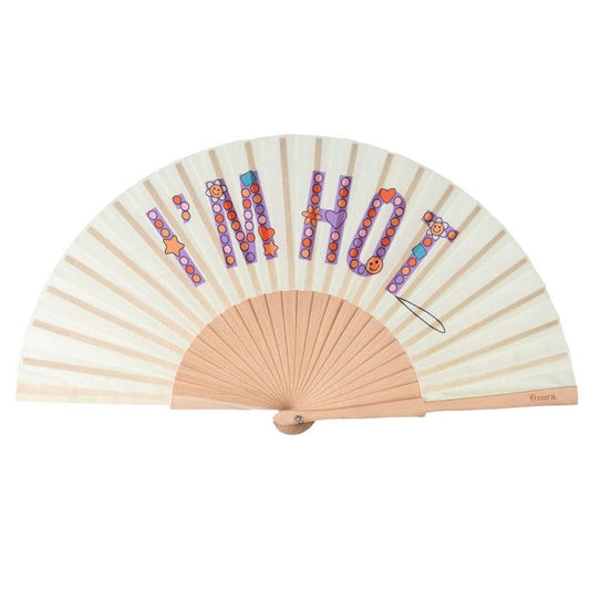 Waaier – Hand fan – I'm hot – Fisura