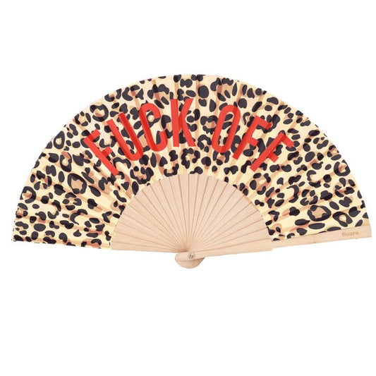 Waaier – Hand fan – Panter – Fuck Off