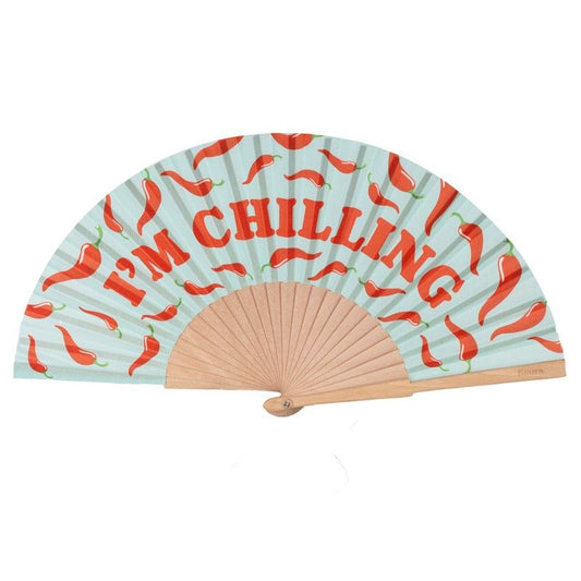 Waaier – Hand fan – I'm Chilling – Fisura