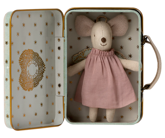 Bescherm Engel Muis in koffer