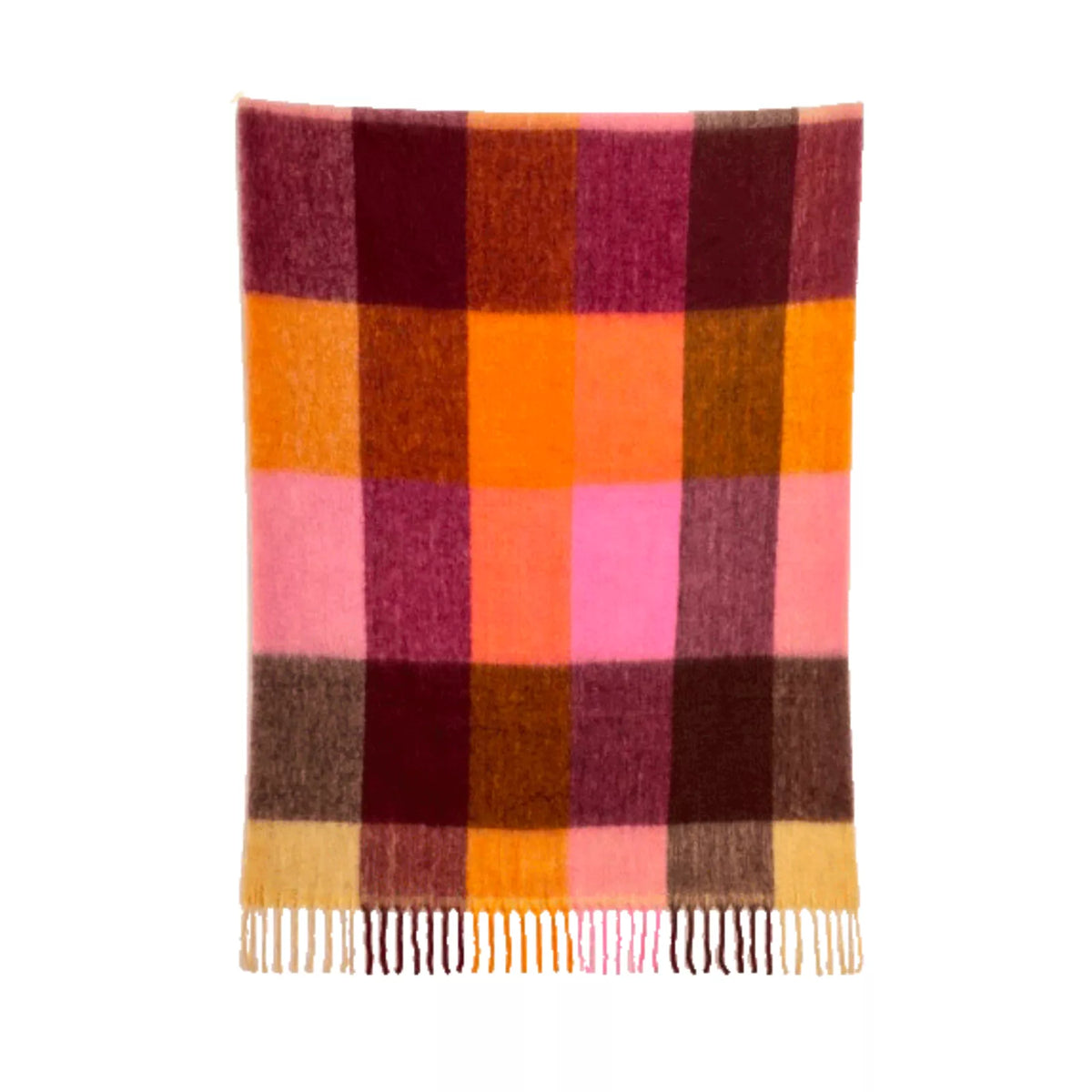 Haomy Anvers –  Plaid – Burgundy